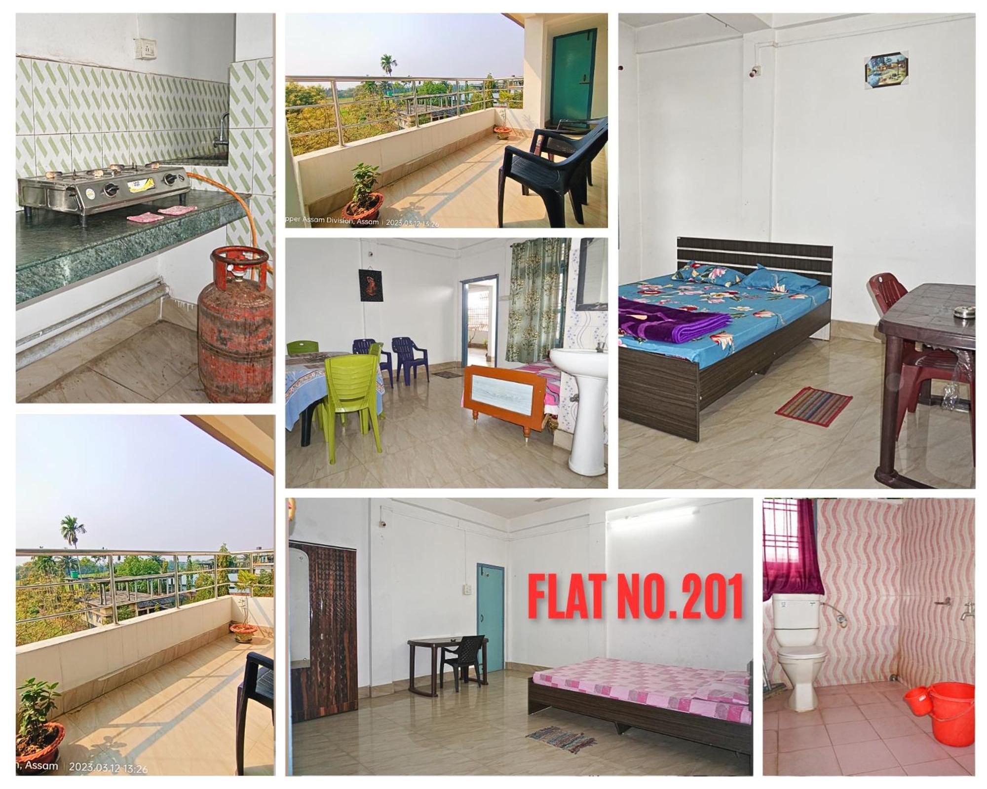 Taj Residency Holiday Homestay -Entire 1Bhk & 2Bhk Private Apartments -Call 767Ooo54Oo Jorhat Bagian luar foto