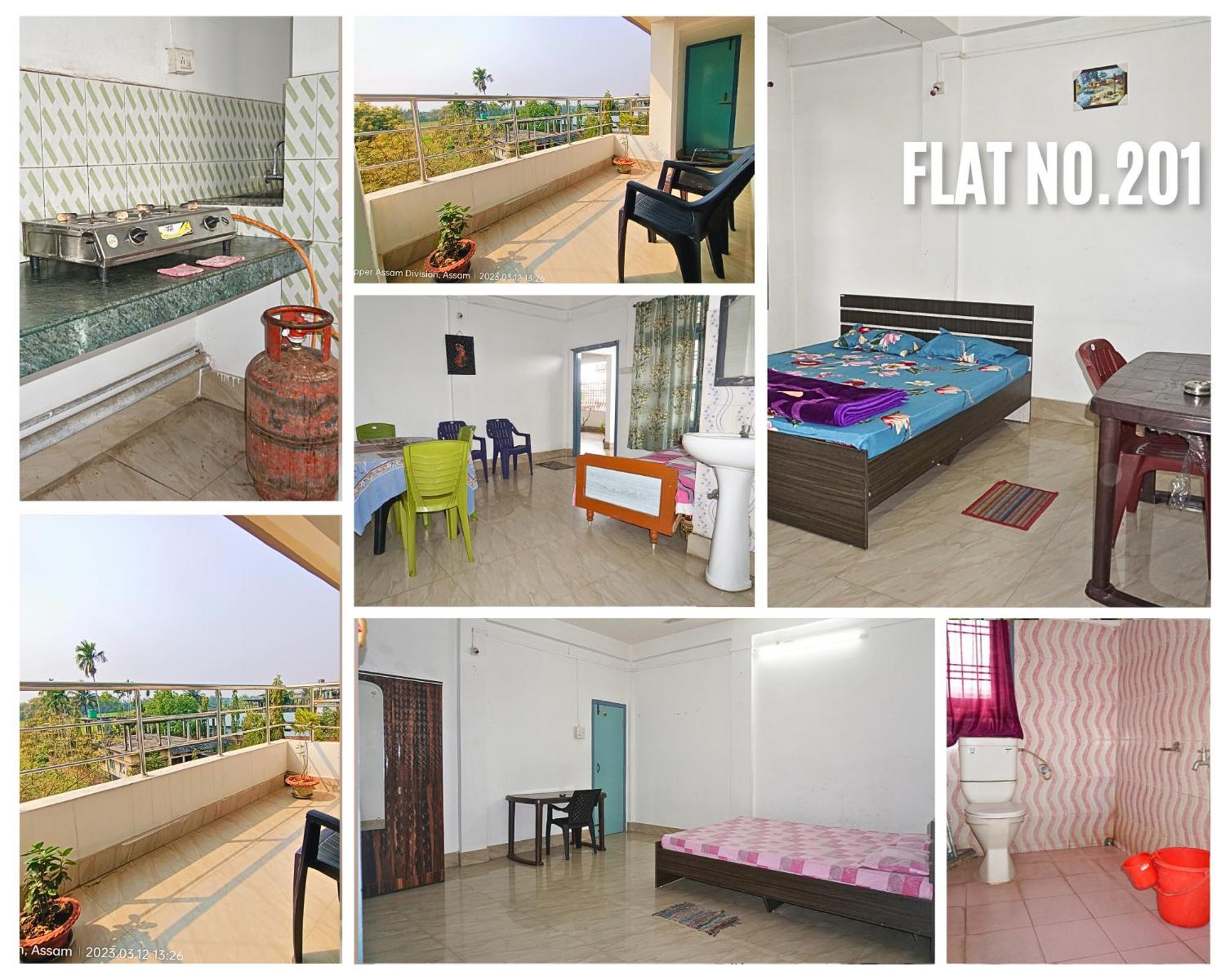 Taj Residency Holiday Homestay -Entire 1Bhk & 2Bhk Private Apartments -Call 767Ooo54Oo Jorhat Bagian luar foto